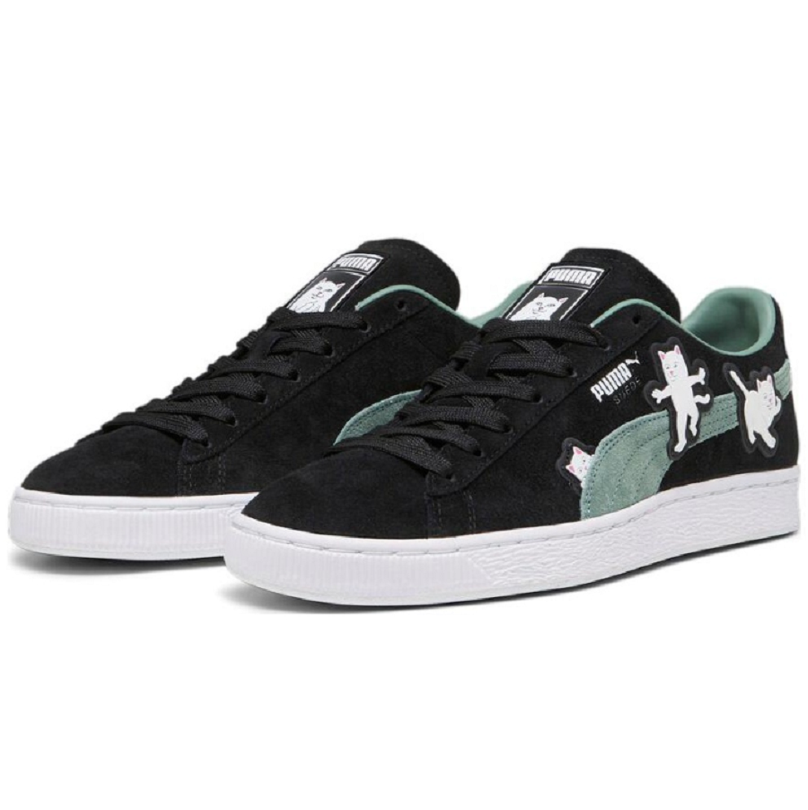 Giày Puma X RIPNDIP Suede 'Black' 393872-01 - Ảnh 3