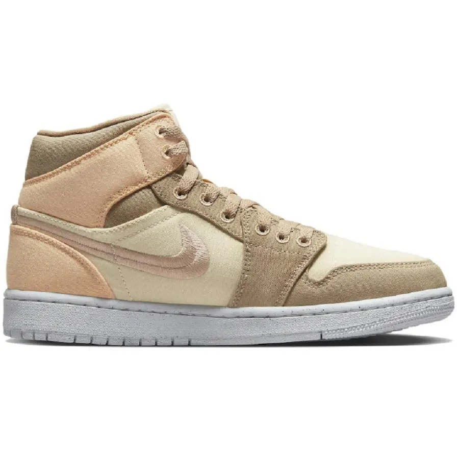 Giày Nike Air Jordan 1 Mid "Canvas Khaki" DV0427-102