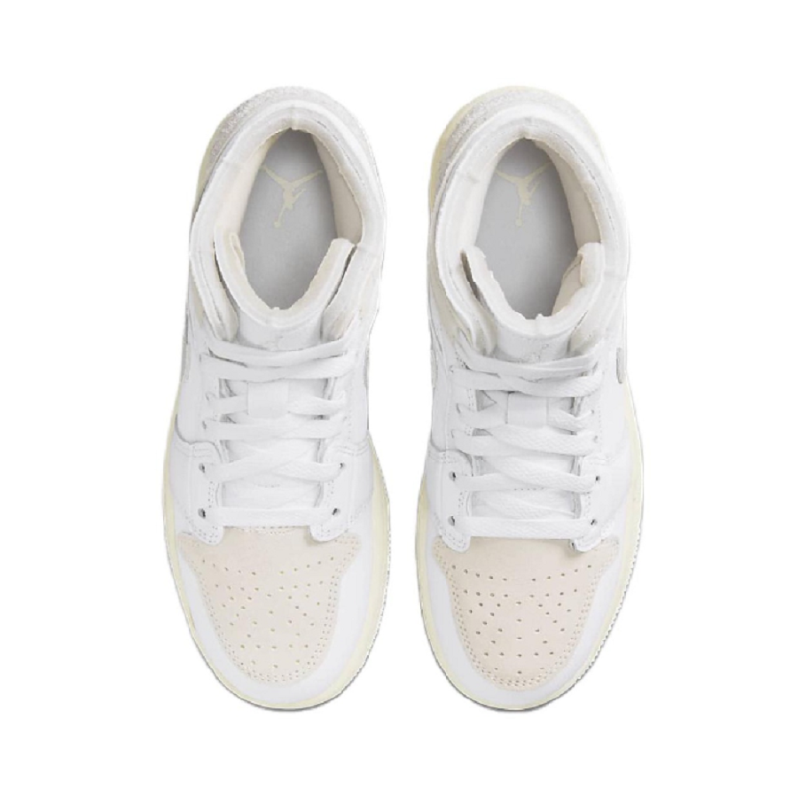 Giày Nike Air Jordan 1 Mid Se Craft "White" FB9142-120 - Ảnh 3