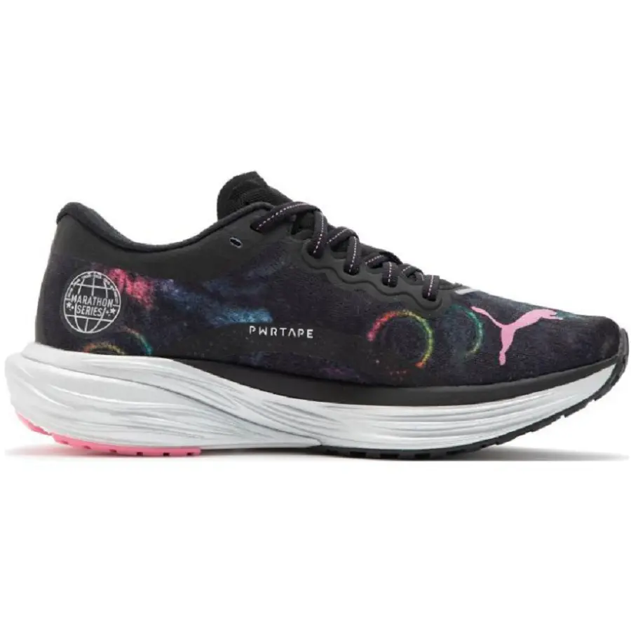 Alternative view of Giày Puma Deviate Nitro 2 Marathon Series 'Black' 378684 01