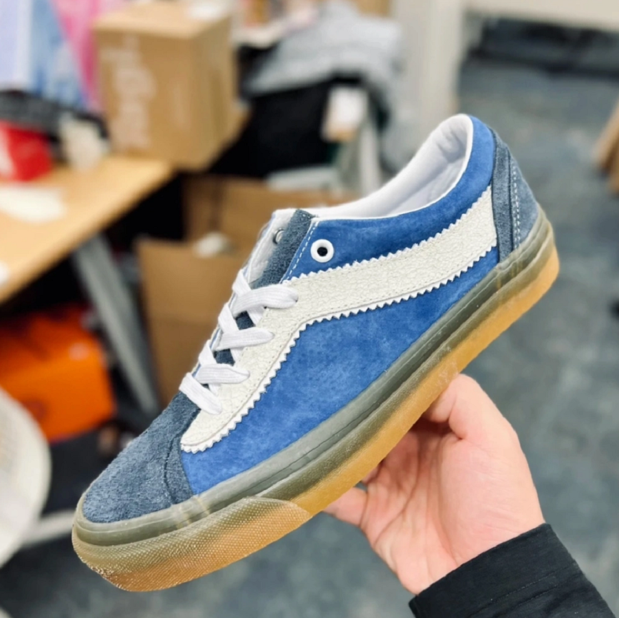 Giày Vans Bold Ni Underlay 'Vintage Navy' VN000DNQNVY - Ảnh 2