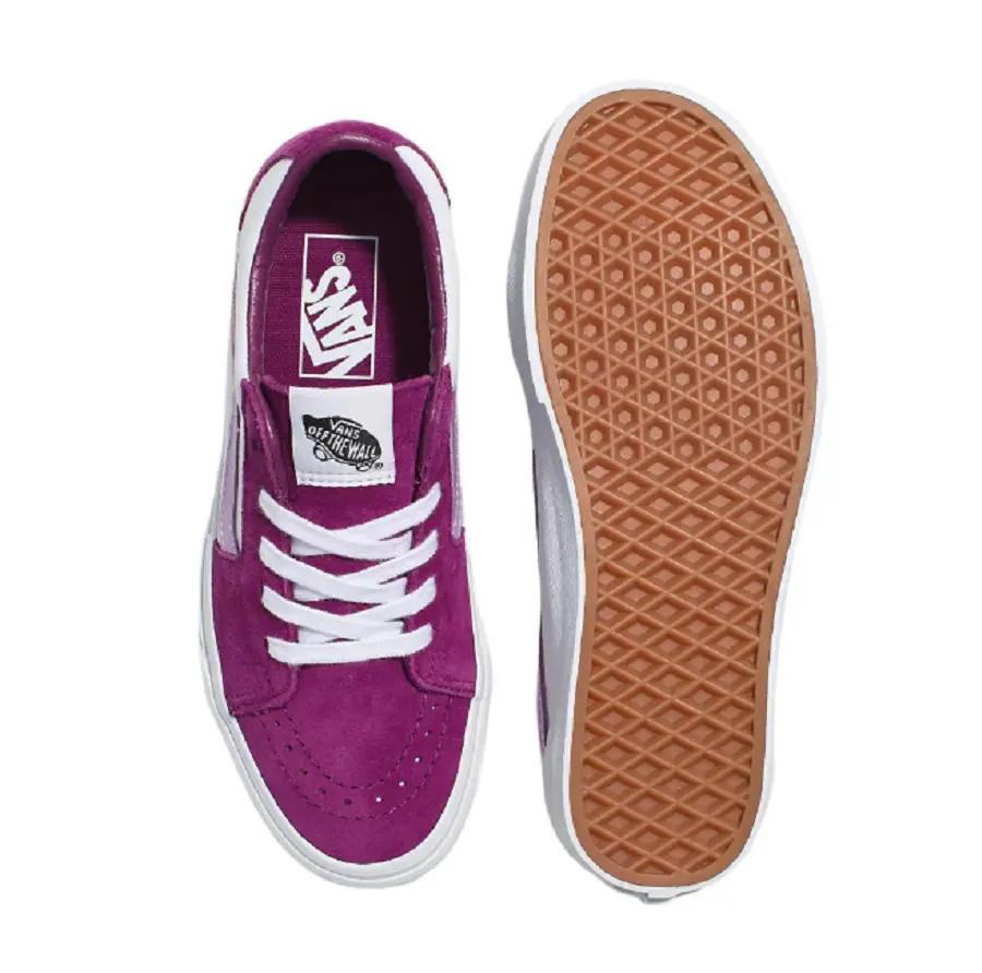 Giày Vans UA SK8-Low 'Purple White' VN0009QR5RU - Ảnh 4