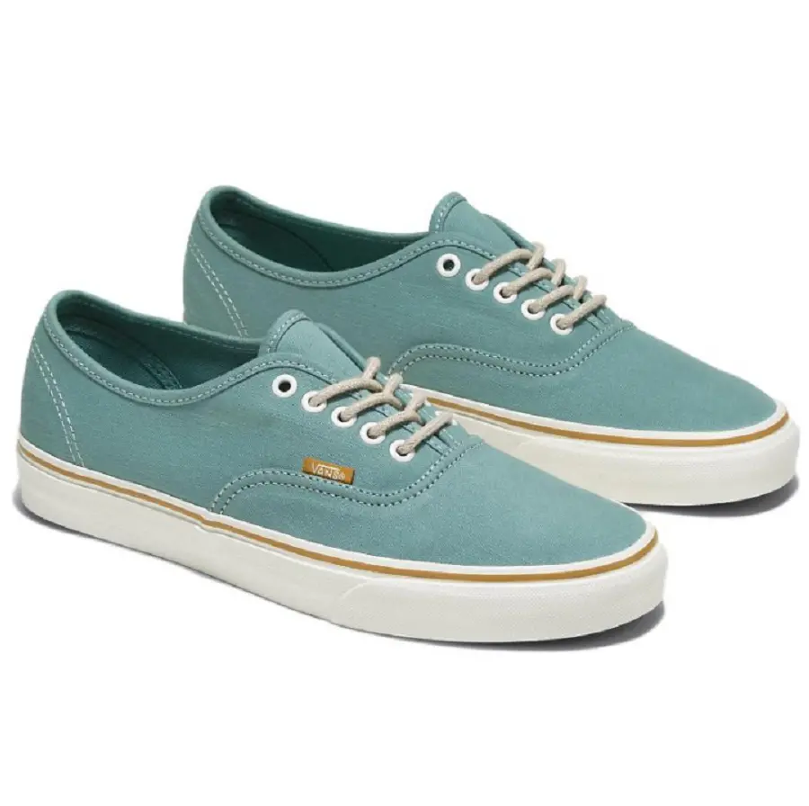 Giày Vans Embroidered Checkerboard Authentic 'Green' VN0009PV0HS - Ảnh 3