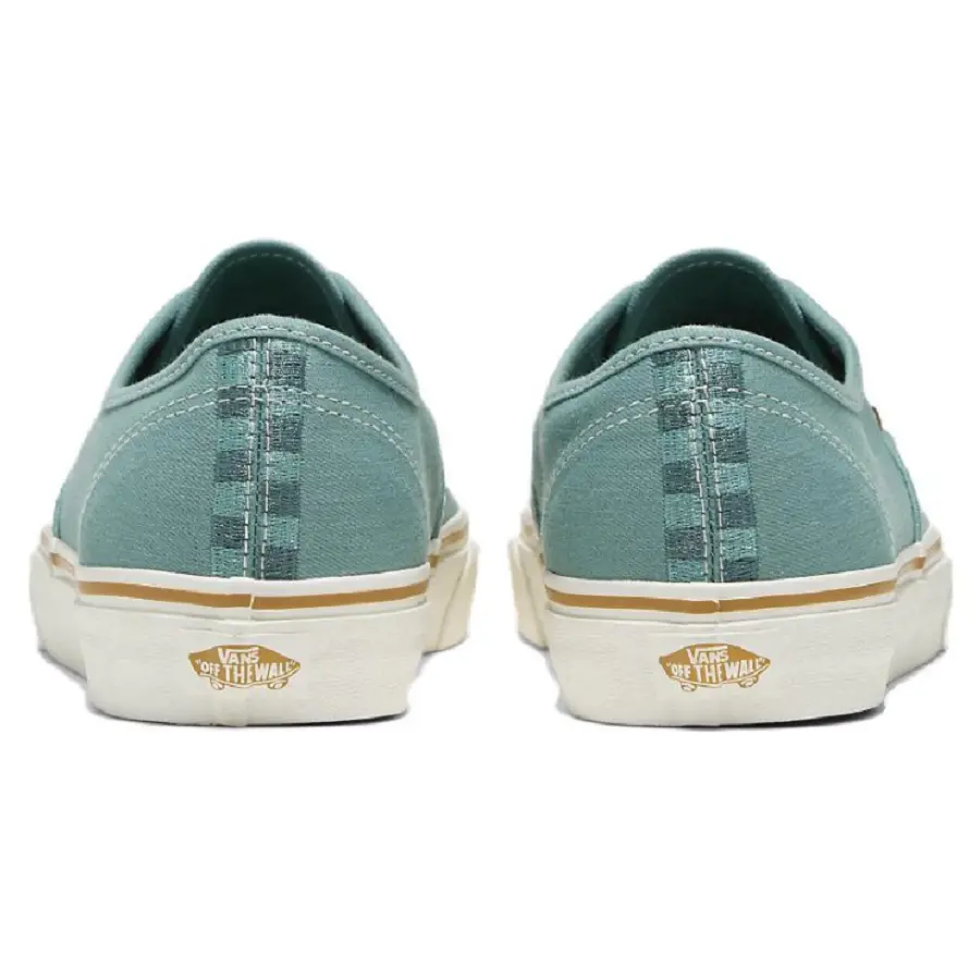 Alternative view of Giày Vans Embroidered Checkerboard Authentic 'Green' VN0009PV0HS