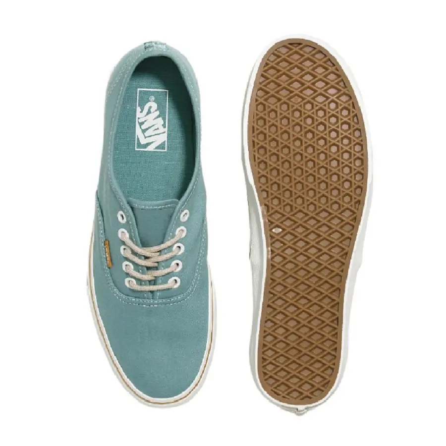 Giày Vans Embroidered Checkerboard Authentic 'Green' VN0009PV0HS - Ảnh 4