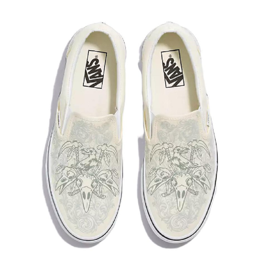 Giày Vans Classic Slip-On 'Beige' VN0A5JLXFRL - Ảnh 3