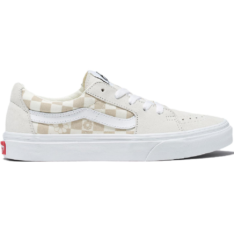 Giày Vans Sk8-Low Floral Check Shoes 'White' VN0009QRFS8