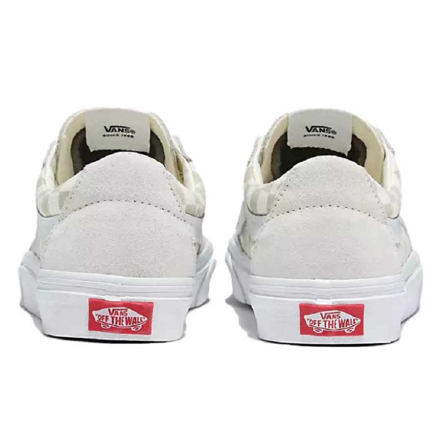 Giày Vans Sk8-Low Floral Check Shoes 'White' VN0009QRFS8 - Ảnh 3