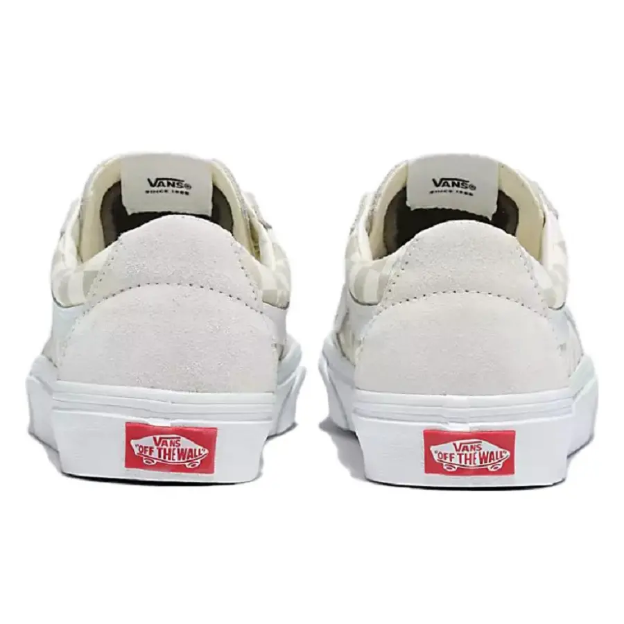 Giày Vans Sk8-Low Floral Check Shoes 'White' VN0009QRFS8 - Ảnh 3