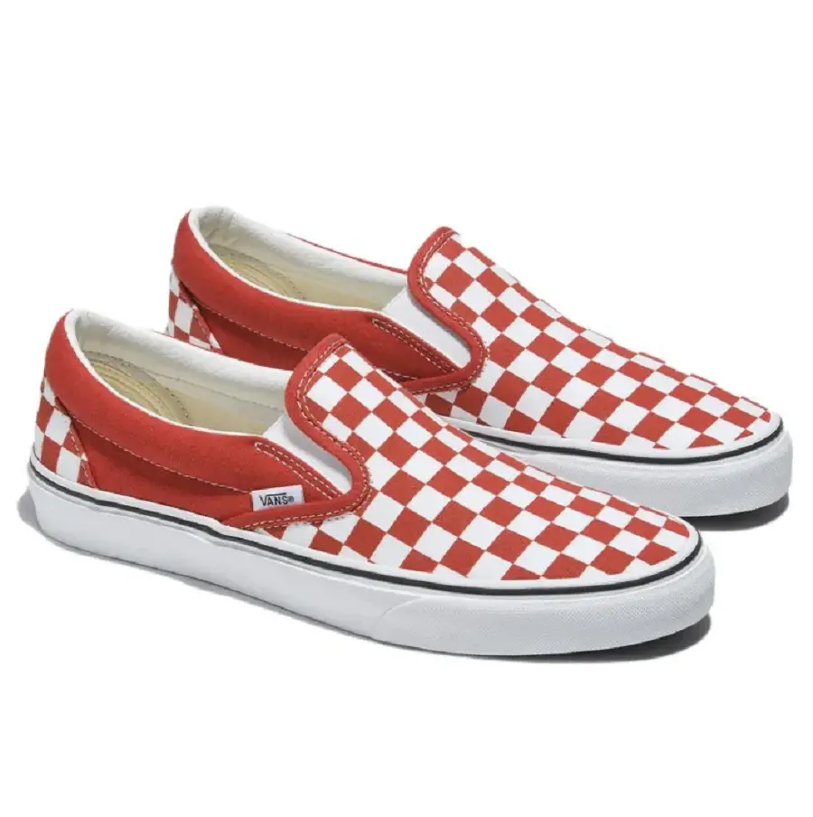 Alternative view of Giày Vans Classic Slip-On 'Red and White' VN000BVZ49X