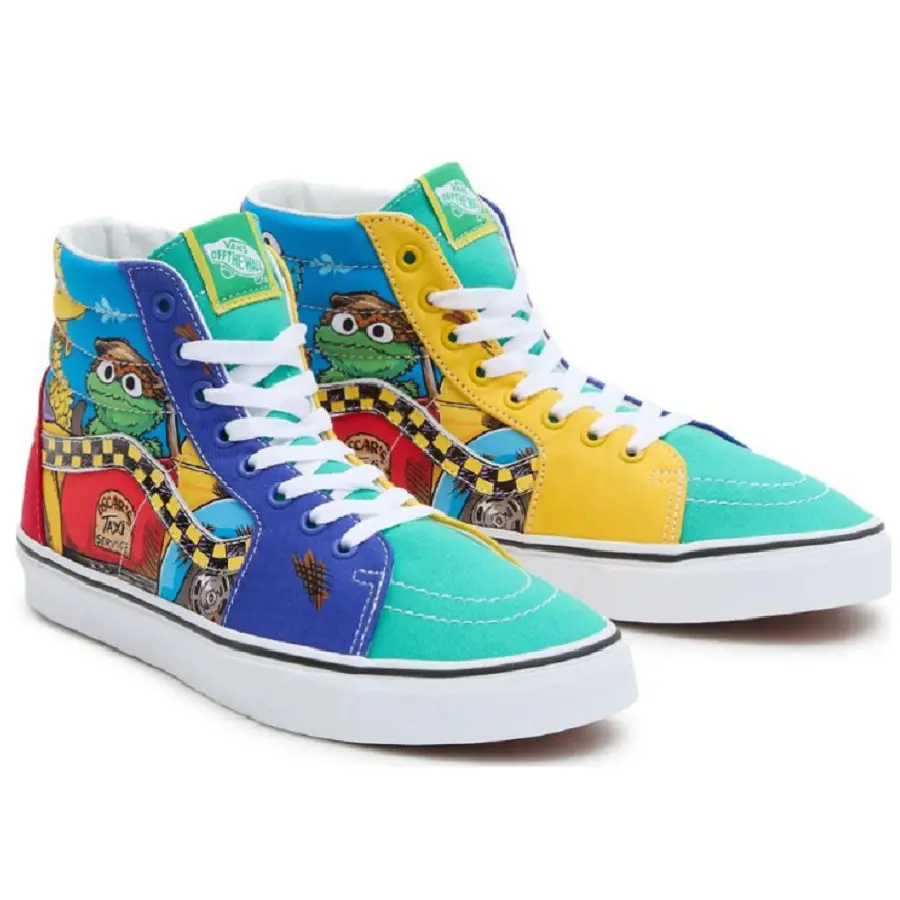 Giày Vans x Sesame Street SK8-HI 'Multicolour' VN000D5IBMB - Ảnh 4