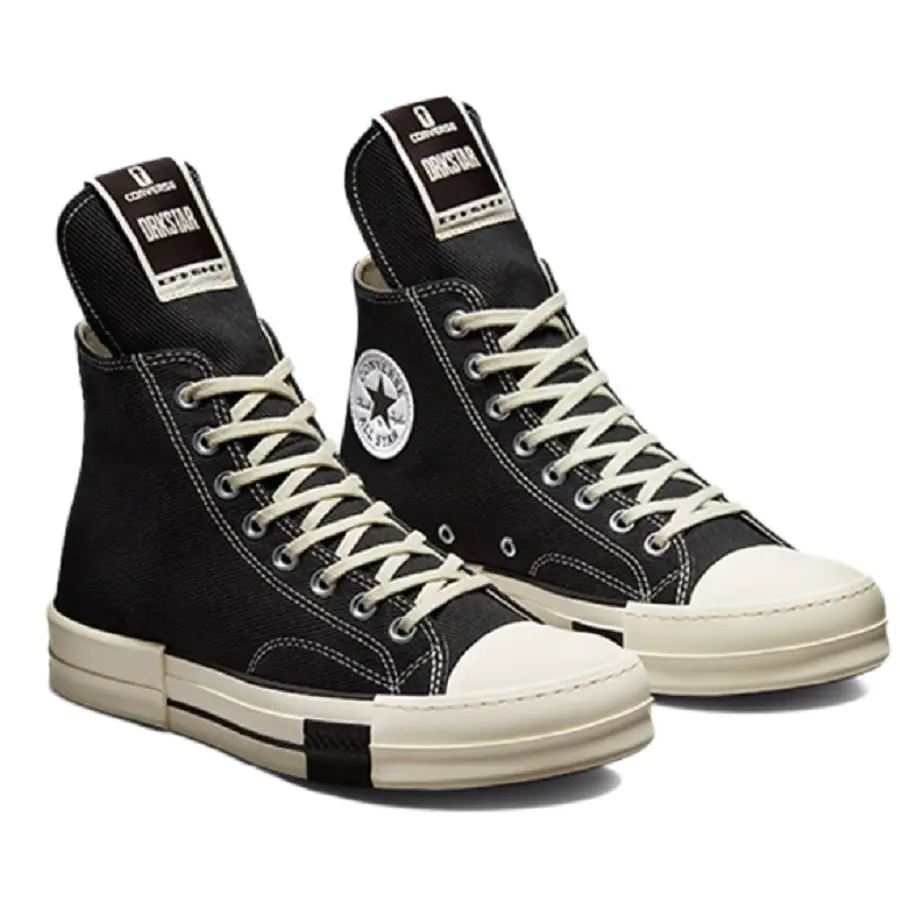 Giày Converse DRKSHDW x Chuck Taylor All Star 70 Hi 'Black' A00130C - Ảnh 4