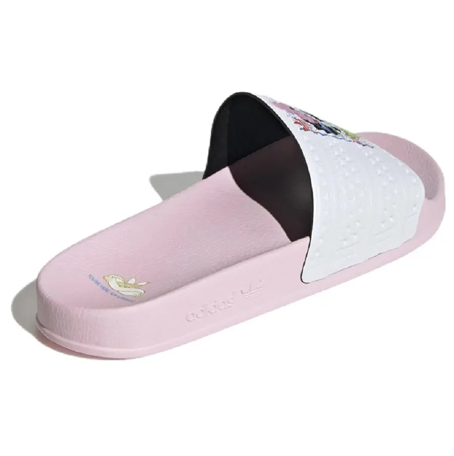 Alternative view of Dép Adidas Adilette Slides 'White Pink' HR0092