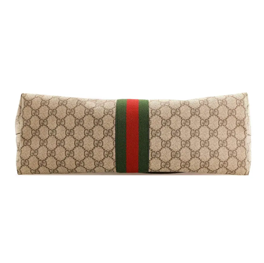 Túi Gucci Ophidia GG Medium Tote In 'Beige & Ebony' 63168596IWB8745 - Ảnh 5