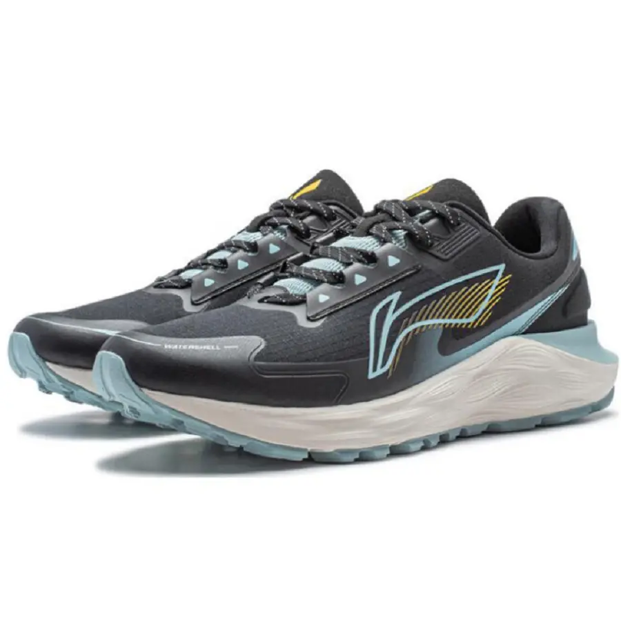 Alternative view of Giày Li-Ning Yufeng 'Black and Blue' ARST055-1
