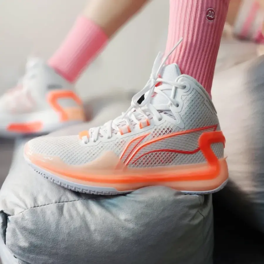 Giày Li-Ning Sharp Blade 4 'Standard White' ABAT095-1 - Ảnh 4