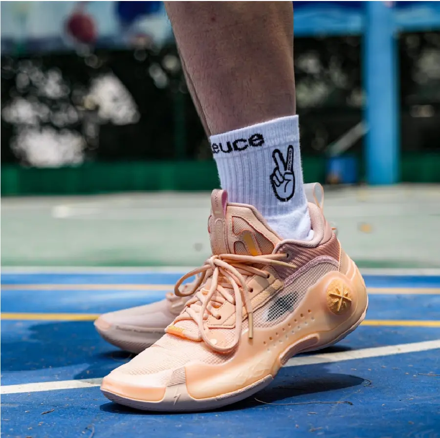 Alternative view of Giày Lining WOW 10 'Cream Orange' ABAS083-4