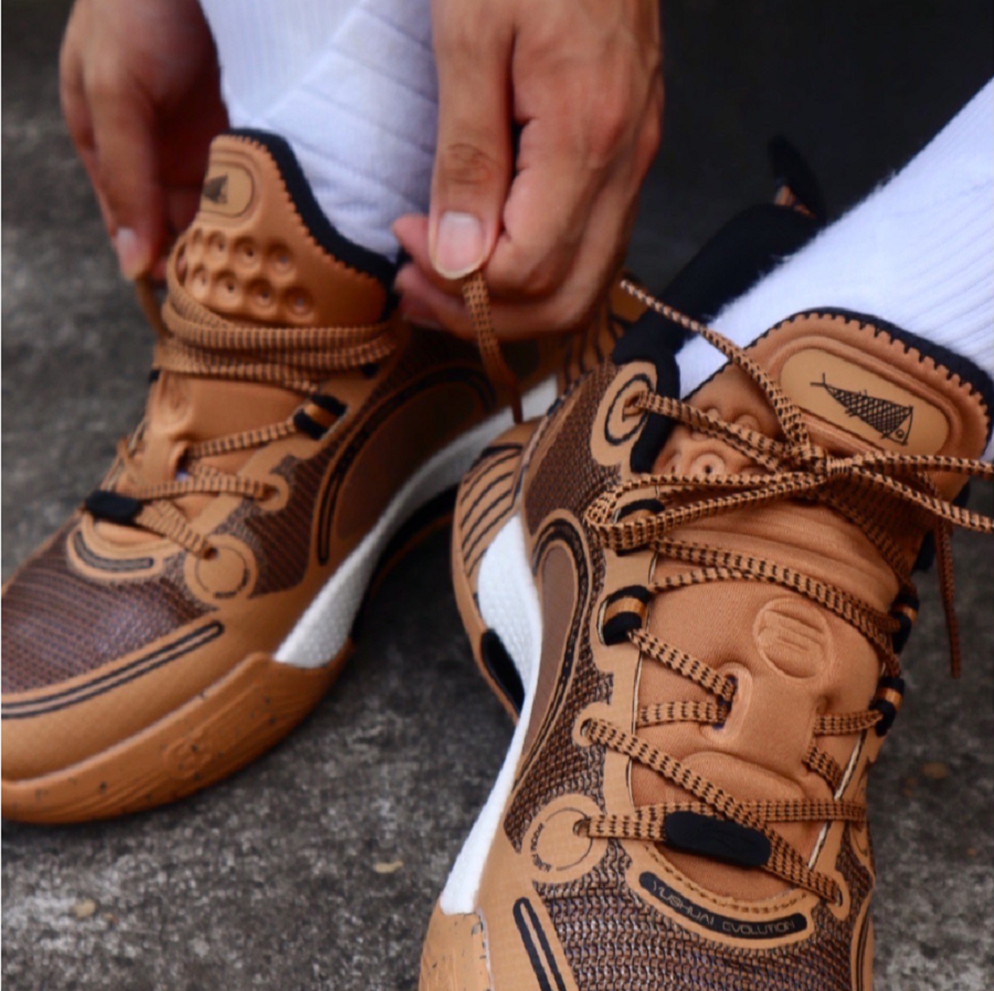 Giày Li-Ning Evolution Low 'Tobaco Brown' ABAS161-18 - Ảnh 3