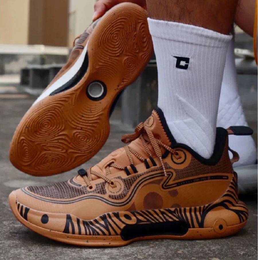 Giày Li-Ning Evolution Low 'Tobaco Brown' ABAS161-18 - Ảnh 4