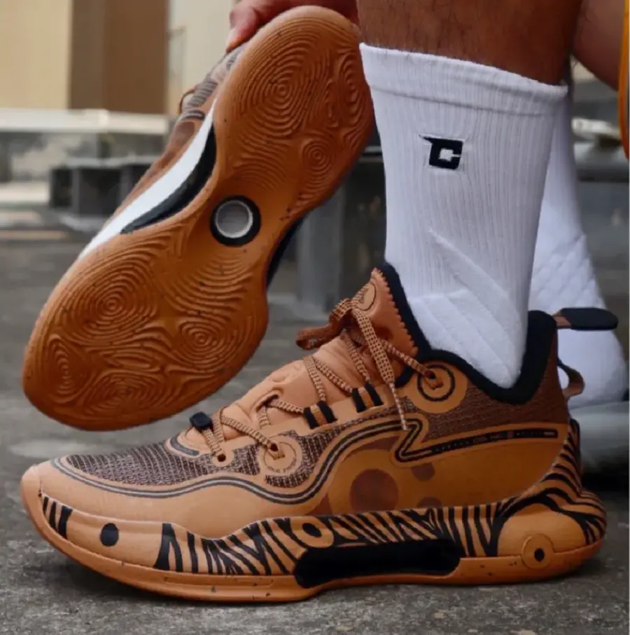 Giày Li-Ning Evolution Low 'Tobaco Brown' ABAS161-18 - Ảnh 4