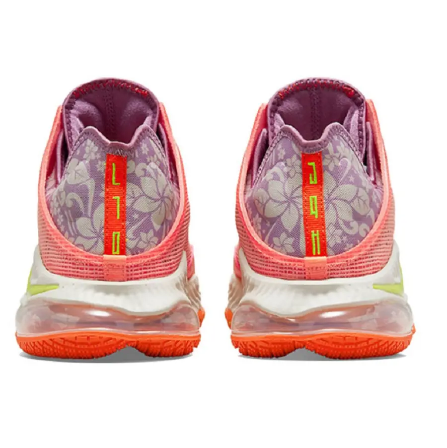 Giày Nike LeBron 19 Low EP Hawaii 'Pink Orange' DQ8343-600 - Ảnh 4