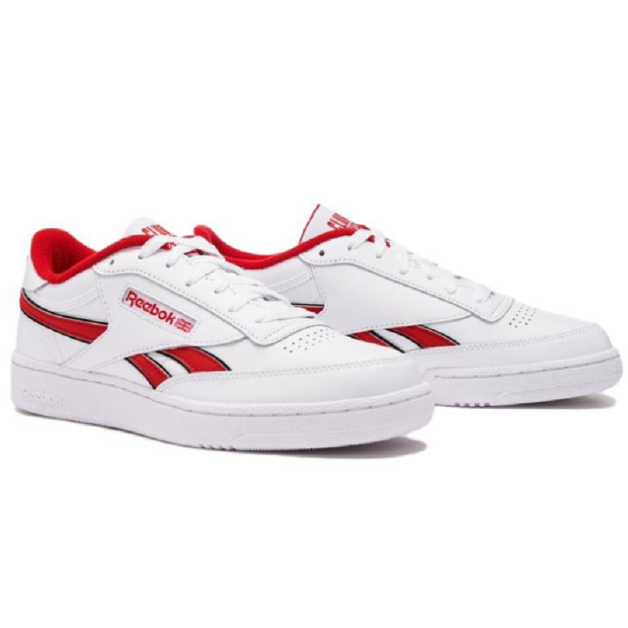 Giày Reebok Club C Revenge 'White and Red' 100033713 - Ảnh 3