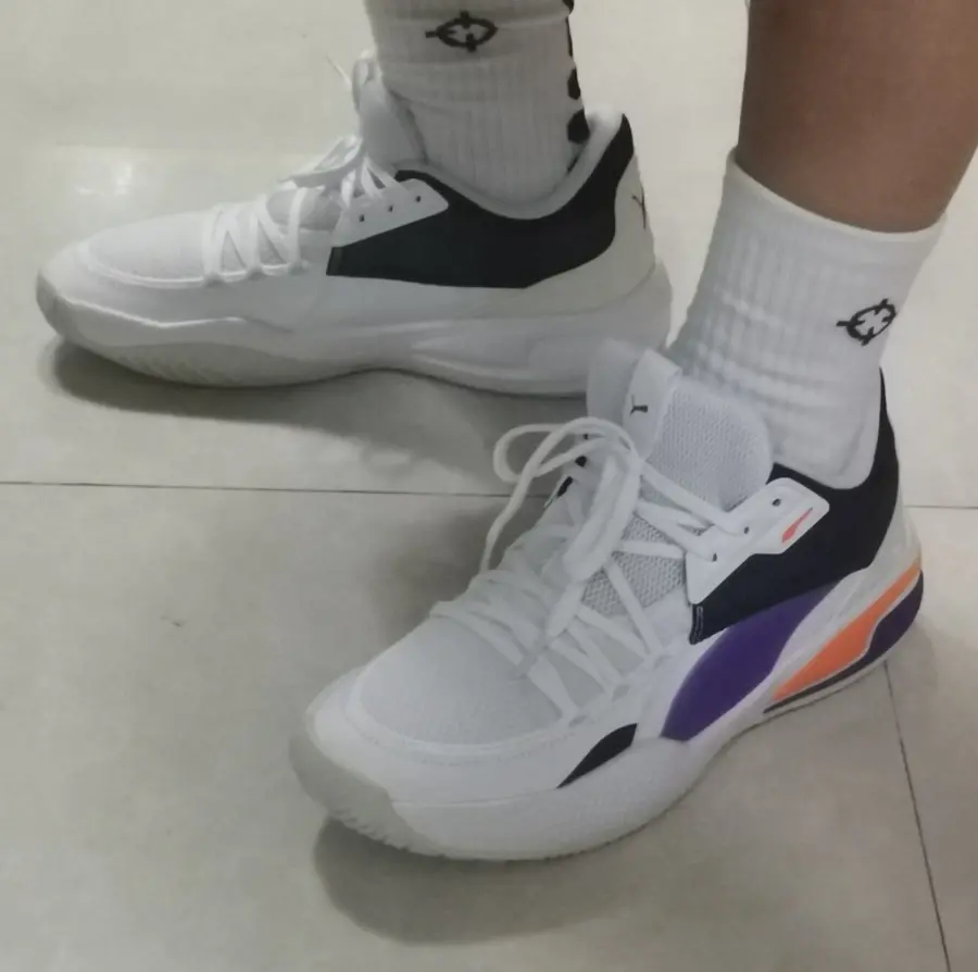 Giày Puma Court Rider I 'White Prism Violet' 195634-02 - Ảnh 5