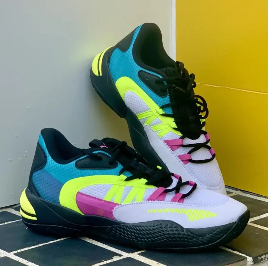 Giày Puma Court Rider 2.0 'White Yellow Alert' 376877-01 - Ảnh 3