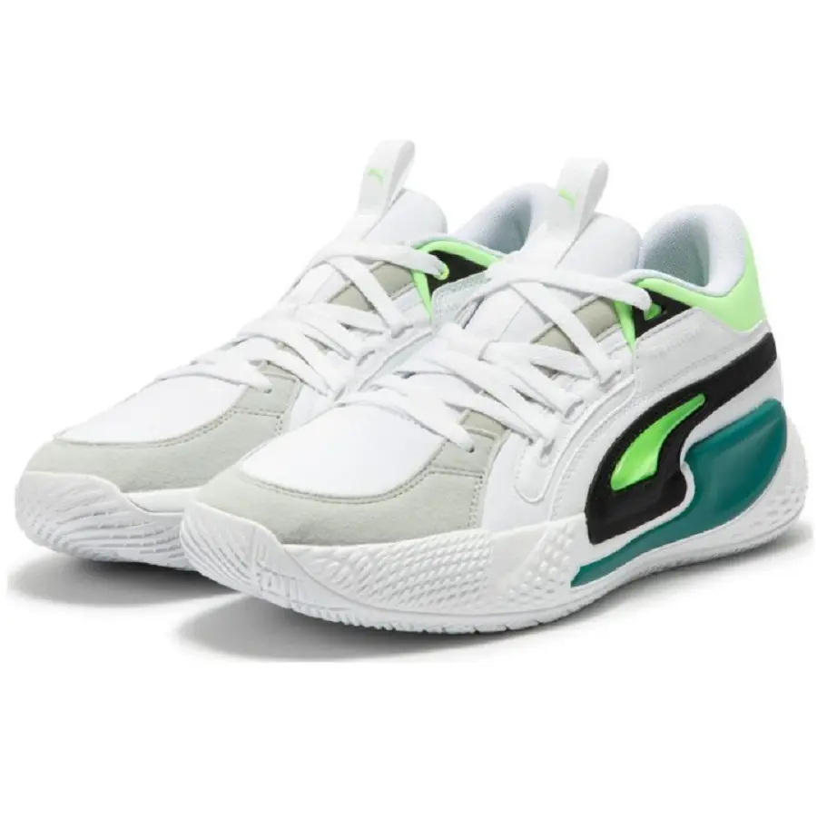 Alternative view of Giày Puma Court Rider Chaos 'Jewel - White Fizzy Lime' 378051-01