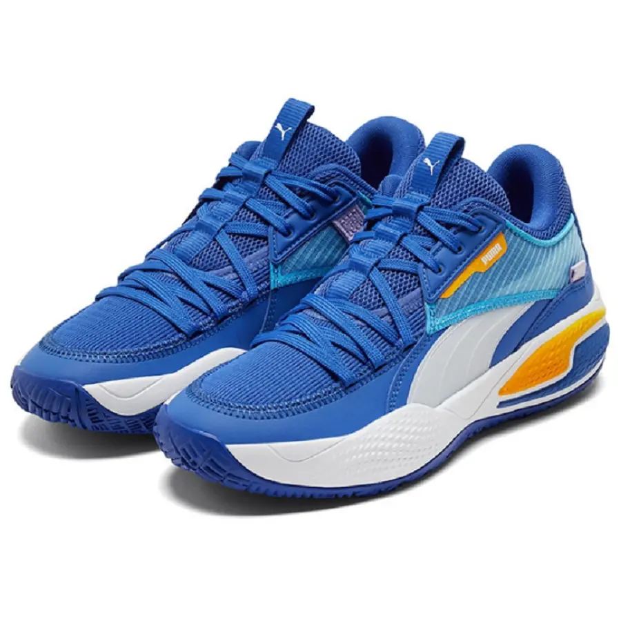 Alternative view of Giày Puma Court Rider 'Dazzling Blue Saffron' 195064-01