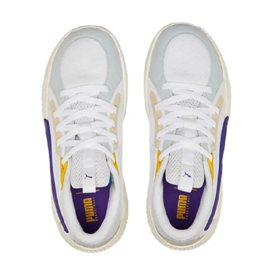 Giày Puma Court Rider Chaos Slash Lakers 'White Violet' 378052-05 - Ảnh 3