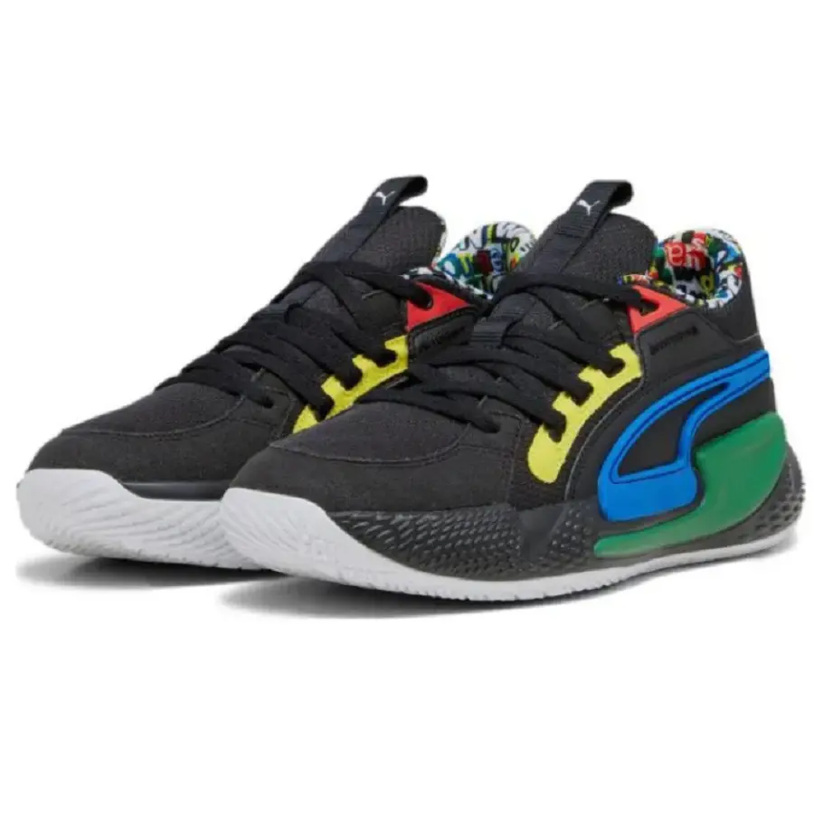 Giày Puma Court Rider Chaos - Trash Talk 'Black' 379137-01 - Ảnh 3