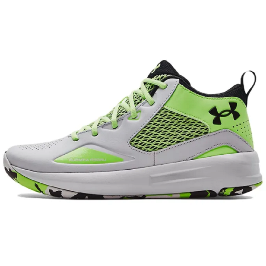 Giày Under Armour Lockdown 5 'Halo Grey Quirky Lime' 3023949-103 - Ảnh 3