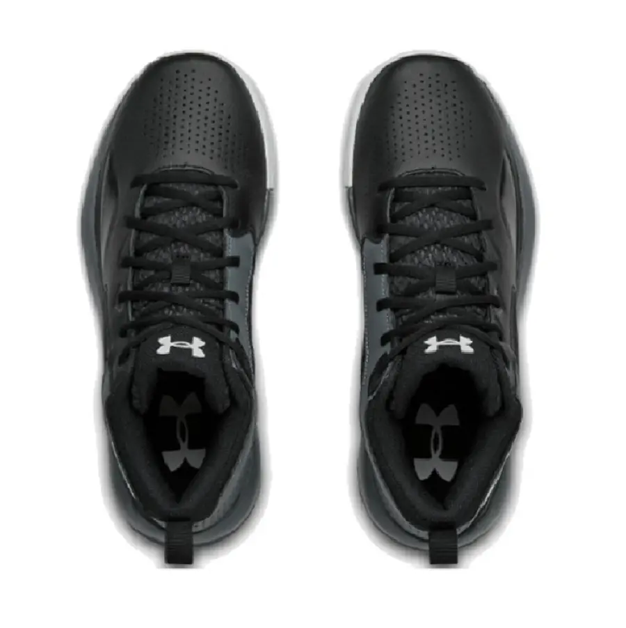 Giày Under Armour Lockdown 5 'Black Pitch Grey' 3023949-001 - Ảnh 4