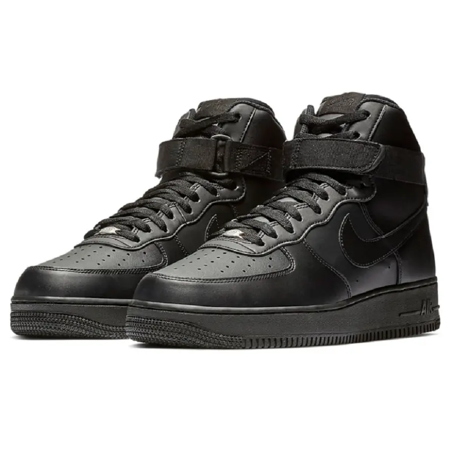 Alternative view of Giày Nike Air Force 1 High '07 'Triple Black' CW2290-001