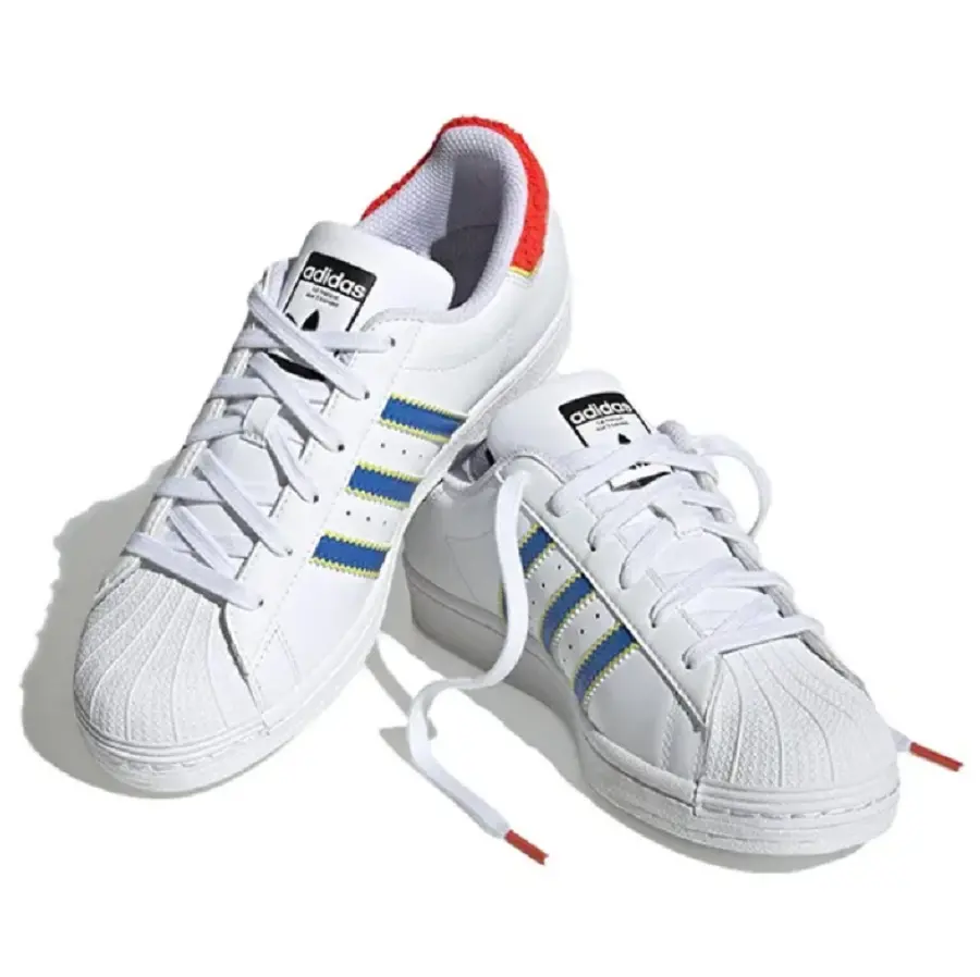 Alternative view of Giày Adidas Originals Superstar 'White Blue' HQ1939