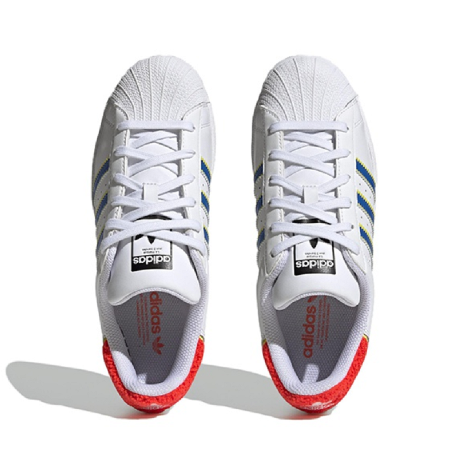 Giày Adidas Originals Superstar 'White Blue' HQ1939 - Ảnh 5