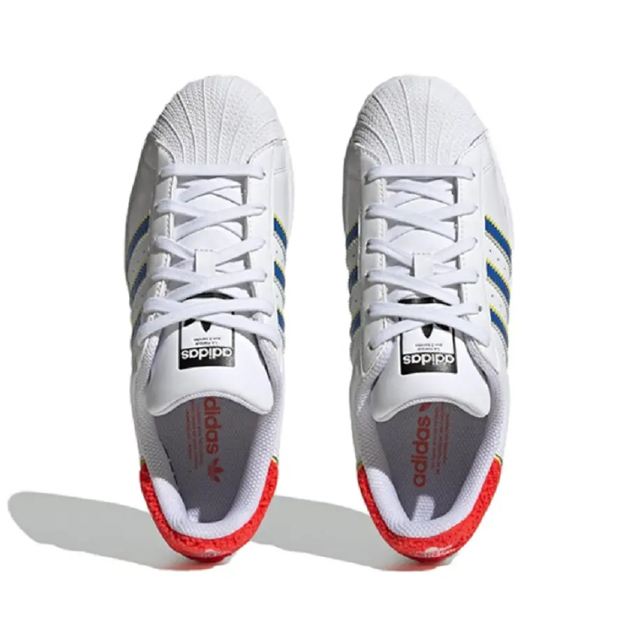 Giày Adidas Originals Superstar 'White Blue' HQ1939 - Ảnh 5