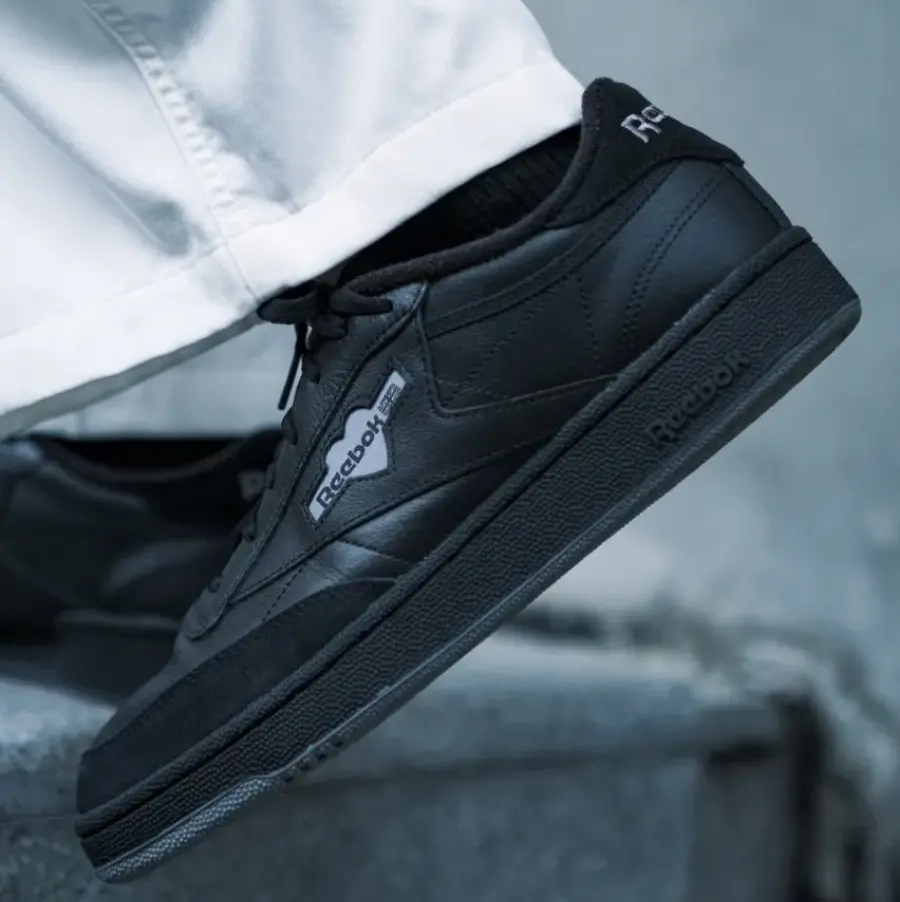 Giày Reebok Club C 85 'Triple Black' GV6984 - Ảnh 3