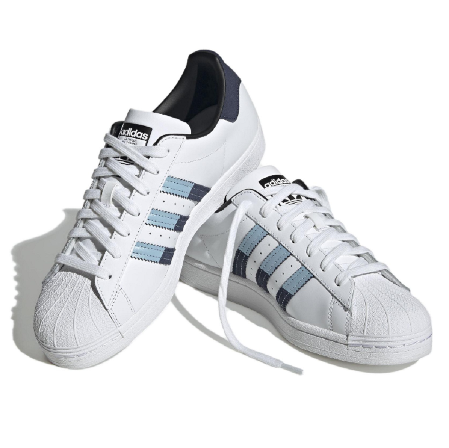 Giày Adidas Superstar 'White Navy' HQ2207 - Ảnh 2