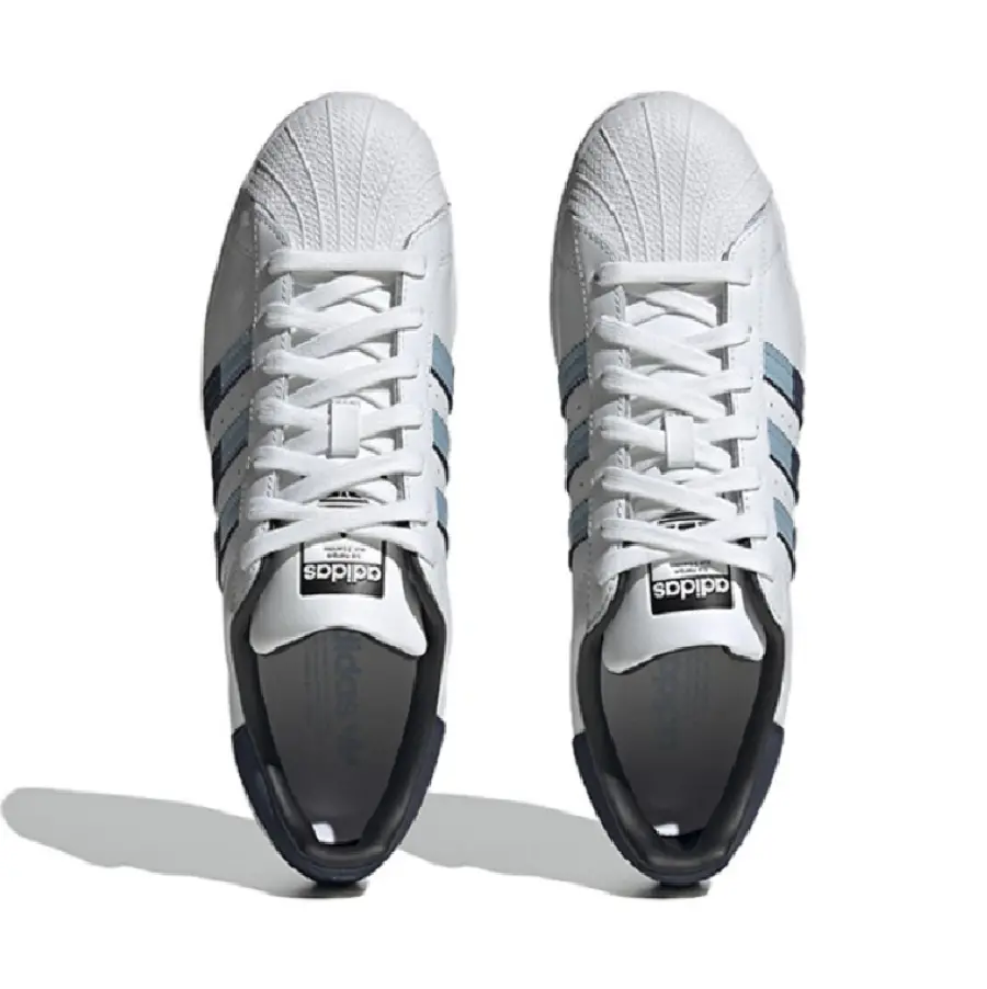 Giày Adidas Superstar 'White Navy' HQ2207 - Ảnh 4