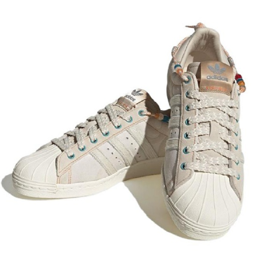 Giày Adidas Originals Superstar 80s 'Beige' ID4795 - Ảnh 3