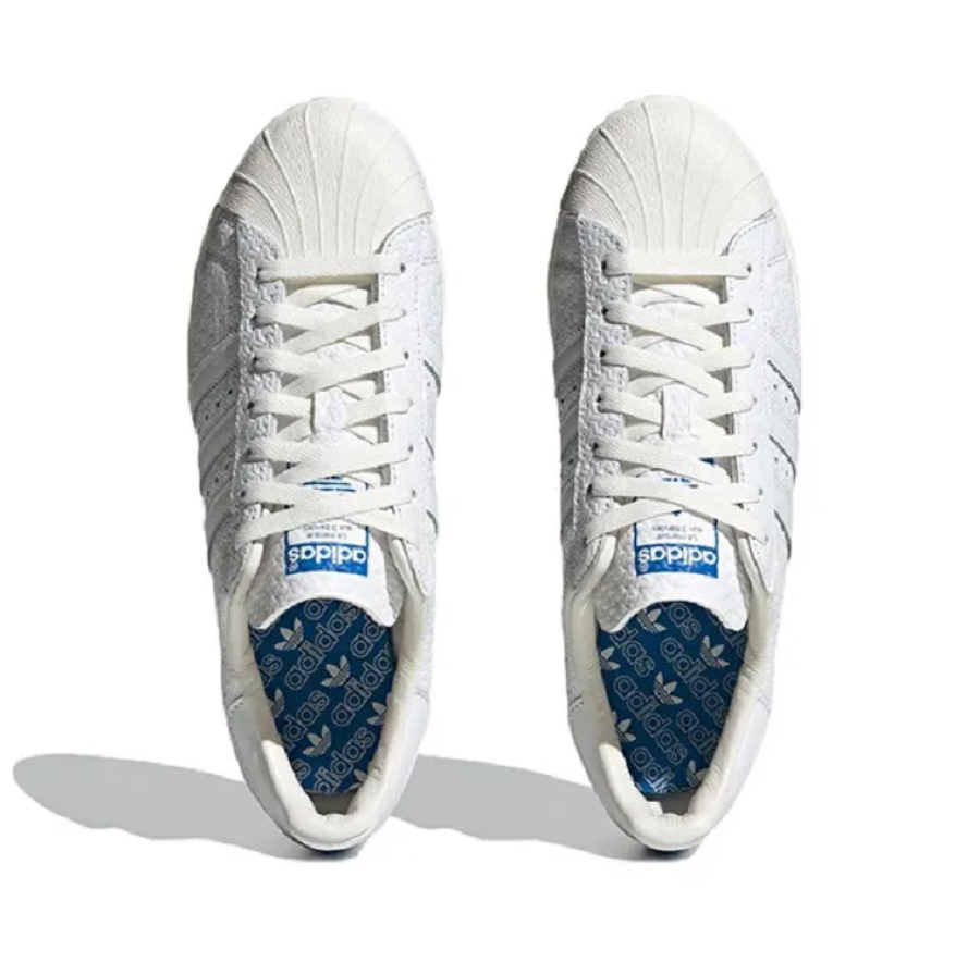Giày Adidas Superstar 82 Debossed Geometric 'White' HP2183 - Ảnh 5