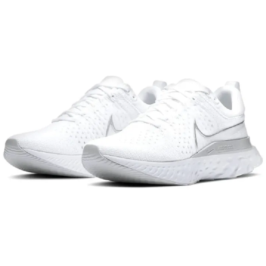 Giày Nike React Infinity Run Flyknit 2 'White Silver' CT2423-102 - Ảnh 2