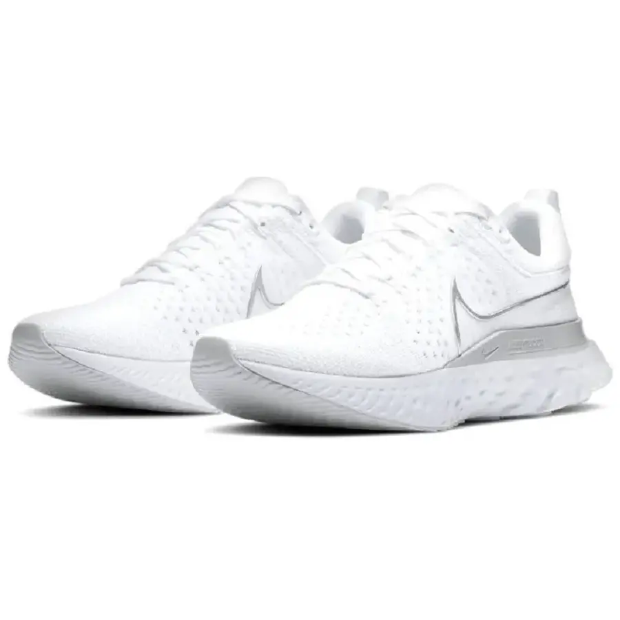 Alternative view of Giày Nike React Infinity Run Flyknit 2 'White Silver' CT2423-102