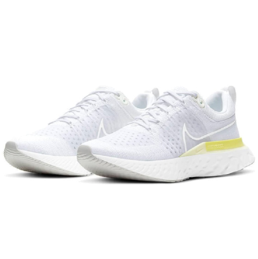 Giày Nike React Infinity Run Flyknit 2 'White Light Citron' CT2423-100 - Ảnh 2