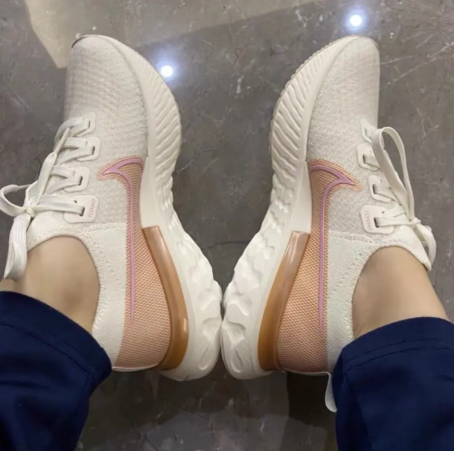 Giày Nike React Infinity Run Flyknit 'Sail Metallic Copper' CD4372-103 - Ảnh 6