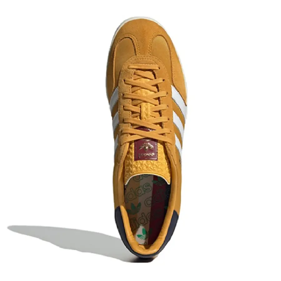 Giày Adidas Originals Gazelle 'Yellow White Black' IE0540 - Ảnh 4