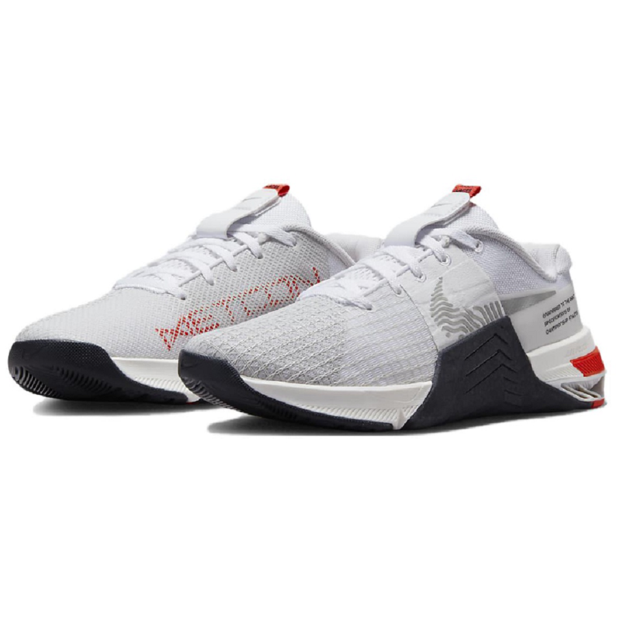 Giày Nike Metcon 8 'White Black Picante Red' DO9327-102 - Ảnh 3