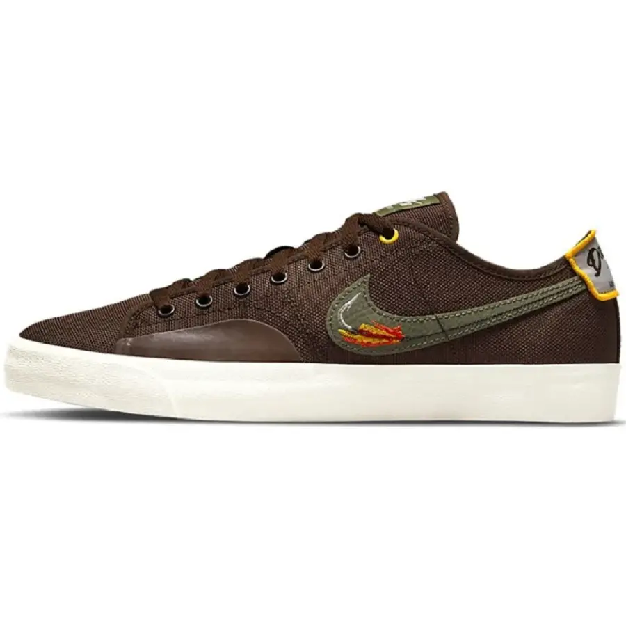 Alternative view of Giày Nike SB Blazer Court x DVD Linden 'Brown' CZ5605-200